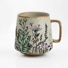 Load image into Gallery viewer, Floral Harmony Stoneware Mug