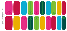 Load image into Gallery viewer, All Wrapped Up | Colorful Glitter Christmas Gifts Nail Wraps