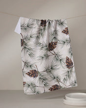 Load image into Gallery viewer, Evergreen Frost Tea Towel