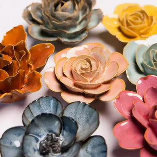 Pottery flowers