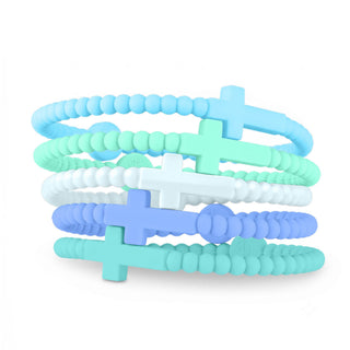 Jesus Bracelets - 5 Packs: Waves / Small - Olita Gifts & Goods
