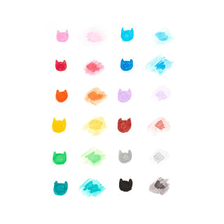 Cat Parade: Twist - Up Watercolor Gel Crayons - Olita Gifts & Goods