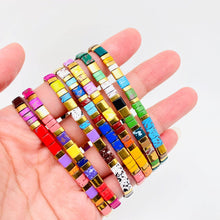 Load image into Gallery viewer, 5MM TILA Beads Beaded Elastic Bracelets - BJ: MIO55654-F
