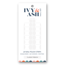 Load image into Gallery viewer, Classic French | White French Tip Nail Polish Wrap Set
