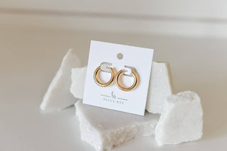 Indy Chunky Earrings 18K plated