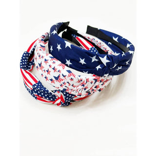 Patriotic Twisted Headband - Olita Gifts & Goods