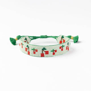 Cherries Adjustable Beaded Bracelet - Olita Gifts & Goods
