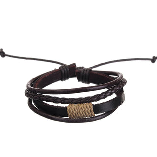 Men's Leather Bracelet: Ridgeland