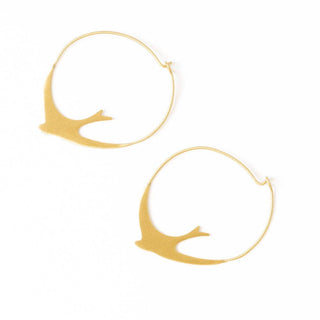 Amelia Bird Hoop Earrings - Olita Gifts & Goods