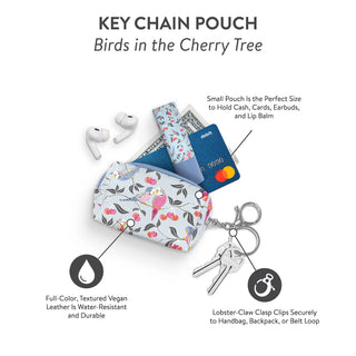 Birds in the Cherry Tree Key Chain Pouch - Olita Gifts & Goods