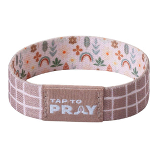 Tap To Pray® Wristband – Prairie & Plaid: Medium - Olita Gifts & Goods