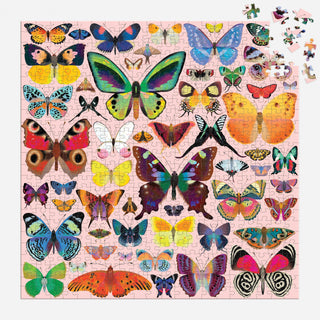 Brilliant Butterflies 500 Piece Family Puzzle - Olita Gifts & Goods