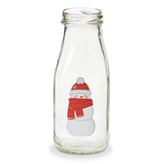 Christmas Milk Bottles