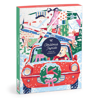Christmas Joyride 9 x 12" Paint by Number Kit - Olita Gifts & Goods