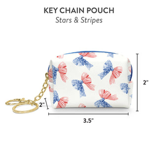 Stars & Stripes Key Chain Pouch