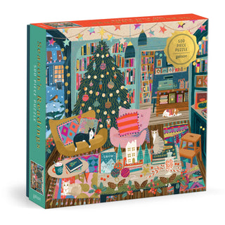 Season's Readings 500 Piece Foil Puzzle - Olita Gifts & Goods