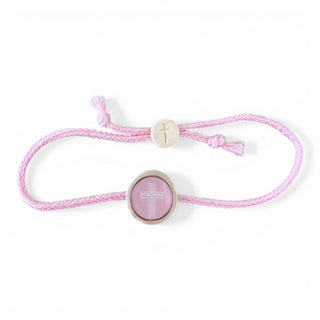 Tap To Pray® Survivor Series Bracelet: Sea Foam + Cross - Olita Gifts & Goods