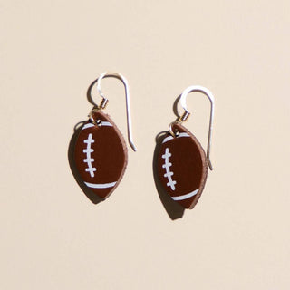 Mini Touchdown Football Earrings