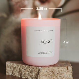 Happy Birthday Soy Candle - Pink Matte Jar - 15 oz (Vanilla Buttercream) - Olita Gifts & Goods