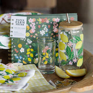 Lemon Grove Can Glass - Olita Gifts & Goods