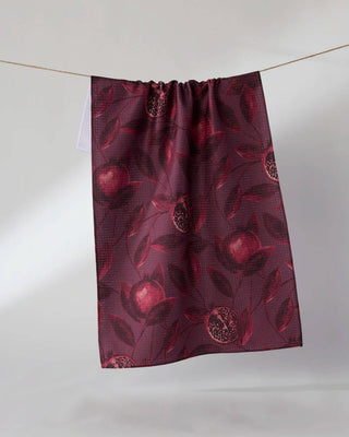 Rich Garnet Tea Towel