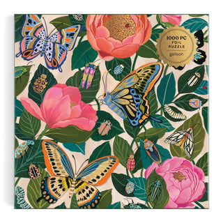 Between the Blooms 1000 Piece Foil Puzzle - Olita Gifts & Goods