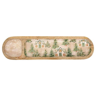 Gilded Tree Mango Wood Tray