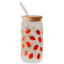 Load image into Gallery viewer, Strawberry Can Glass
