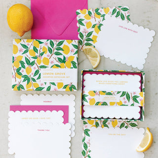 Lemon Grove Assorted Notecard Set