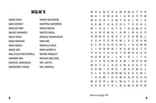 Sip & Solve Mini Word Search Puzzles