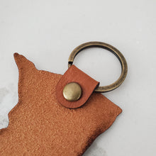 Load image into Gallery viewer, Minnesota Leather Keychain
