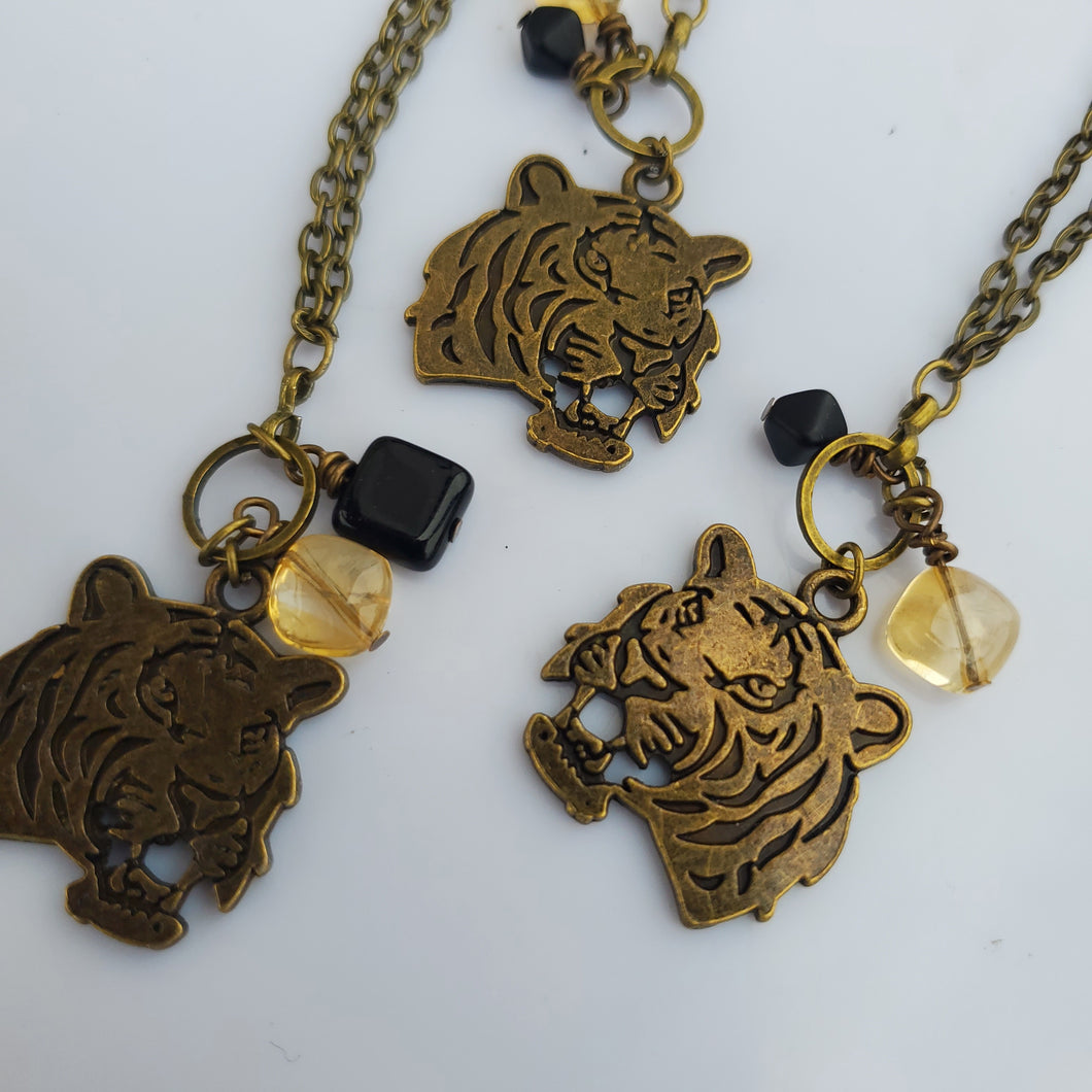 Handmade Tiger Necklaces