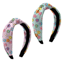 Load image into Gallery viewer, Candy Heart Knot Headbands
