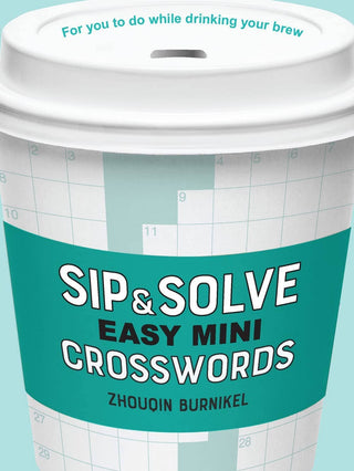 Sip & Solve Easy Mini Crosswords - Olita Gifts & Goods