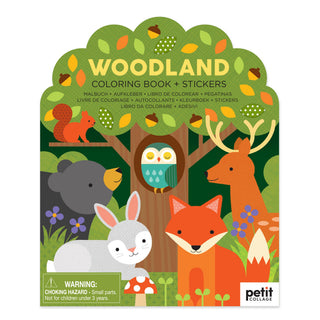 Woodland Coloring Book With Stickers - Olita Gifts & Goods