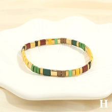 Load image into Gallery viewer, 5MM TILA Beads Beaded Elastic Bracelets - BJ: MIO55654-F
