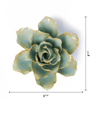 Ceramic Blue Stargazer Lily - Olita Gifts & Goods