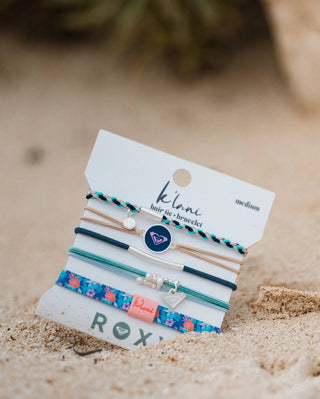 K'lani x Roxy Ocean Bloom Hair Tie Bracelet - Olita Gifts & Goods