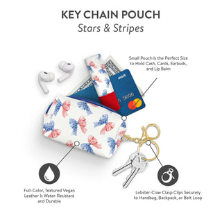 Stars & Stripes Key Chain Pouch