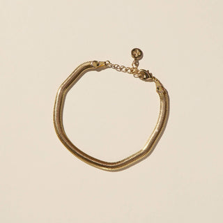 Gold Herringbone Bracelet