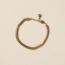 Load image into Gallery viewer, Gold Herringbone Bracelet
