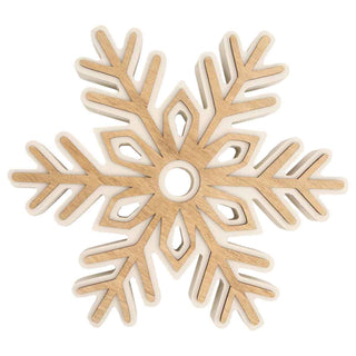 Simple Wood Snowflake - Olita Gifts & Goods