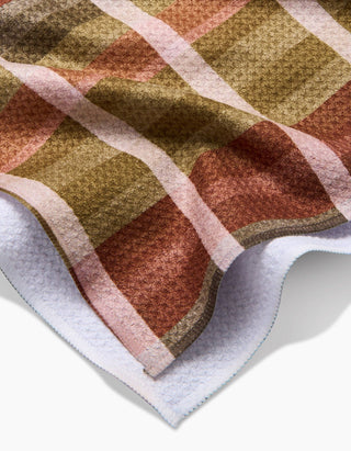 Fall Harvest Stripes Tea Towel