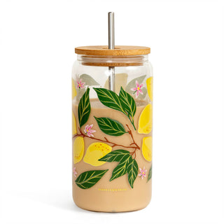 Lemon Grove Can Glass - Olita Gifts & Goods