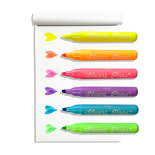 Load image into Gallery viewer, Heart Pops: Neon Highlighters
