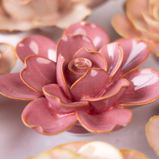 Ceramic Blush Pink Tahitian Gardenia - Olita Gifts & Goods