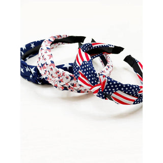 Patriotic Twisted Headband - Olita Gifts & Goods
