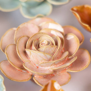 Ceramic Peach Pink Cloni Ranunculus - Olita Gifts & Goods