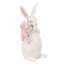 Load image into Gallery viewer, Standing Bunny with Pink Bow-6.5"H
