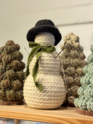 Handmade Crochet Snowmen - Olita Gifts & Goods